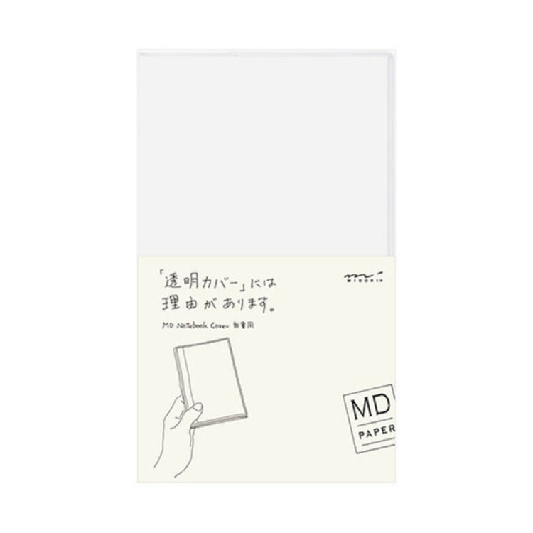 Midori MD notebook B6 slim clear cover