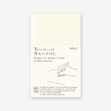 Midori Md Notebook B6 Slim Blank English Caption