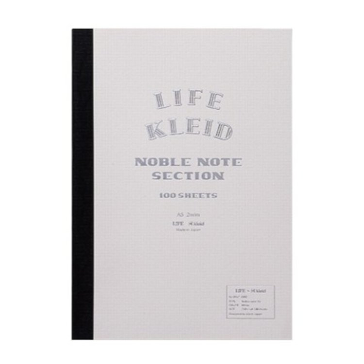 Kleid Kleid X Life Noble Note A5 - White - White Graph Paper