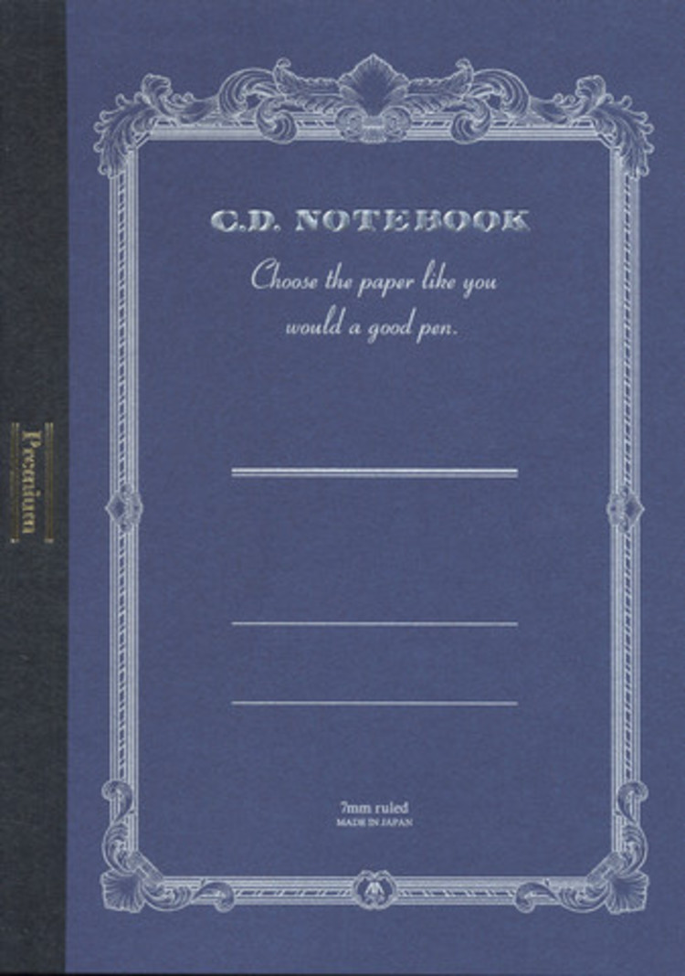 Apica Premium CD Notebook - A5 Lined Blue