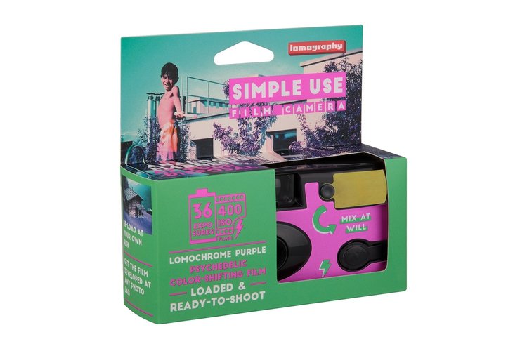 Lomography Simple Use Camera Lomo'Chrome Purple