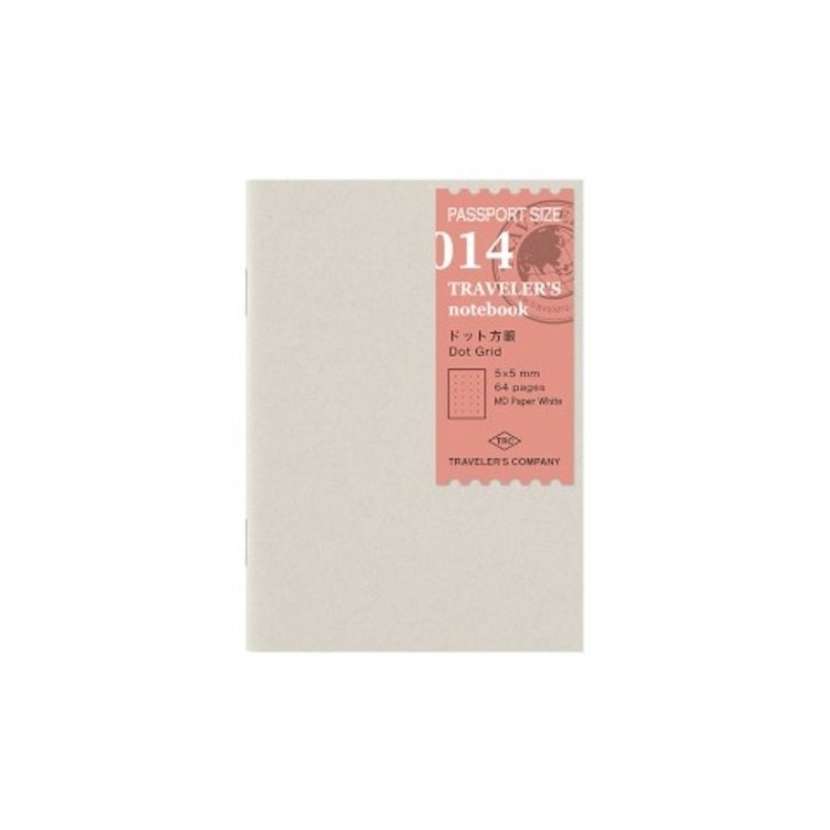 Midori 014 Dot Grid Passport Size Insert - Traveler's Notebook