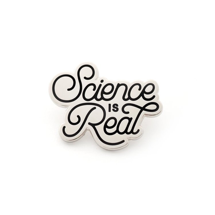 Shoal Science is Real Pin - Silver