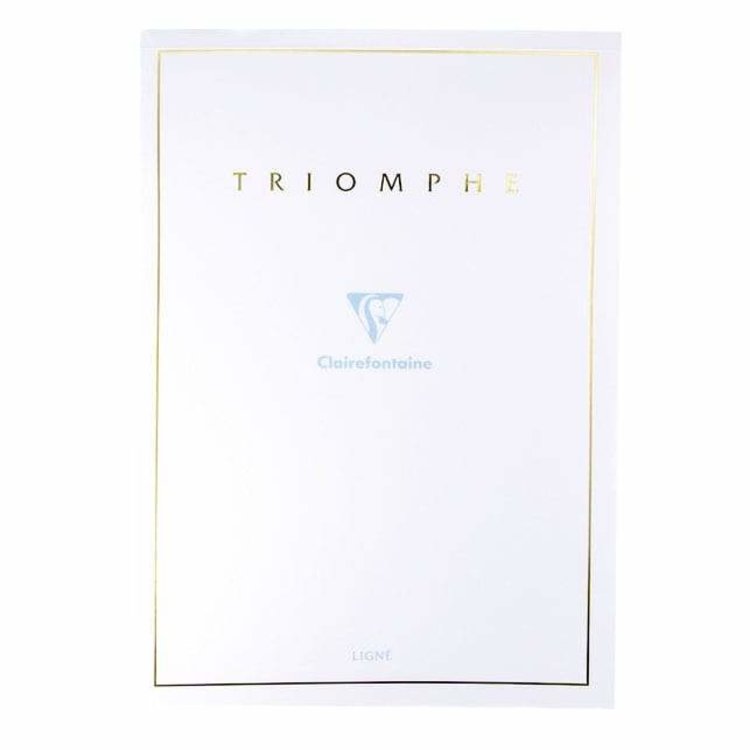 Clairefontaine Triomphe Ruled Stationery Tablet - 5.8 x 8.3 (A5)