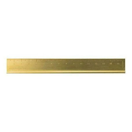 GOLD MEASURE TWICE CUT ONCE - METAL RULER W/TASSLE AND CHARM 12 INCH -  Wonder Fair Home Shopping Network