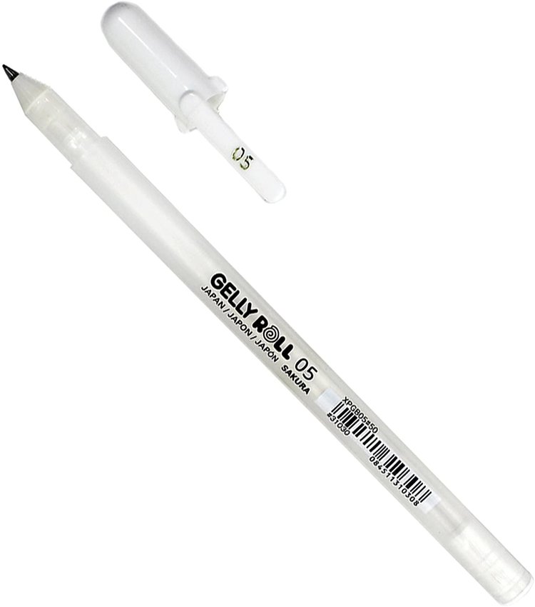 Sakura Gelly Roll Fine White Gel Pen