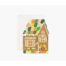 Rifle Paper Co. Die-cut Gingerbread House Holiday Card
