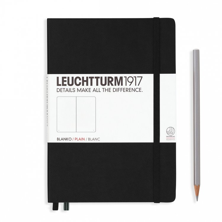Leuchtturm1917 (Lighthouse) Medium Blank A5 Hardcover Notebook