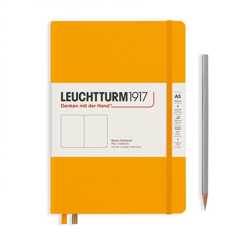 Leuchtturm1917 (Lighthouse) Medium Blank A5 Hardcover Notebook