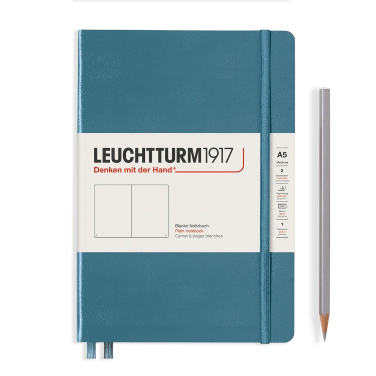 Leuchtturm1917 (Lighthouse) Medium Blank A5 Hardcover Notebook