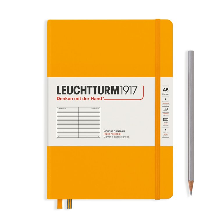 Leuchtturm1917 Medium Ruled A5 Hardcover Notebook