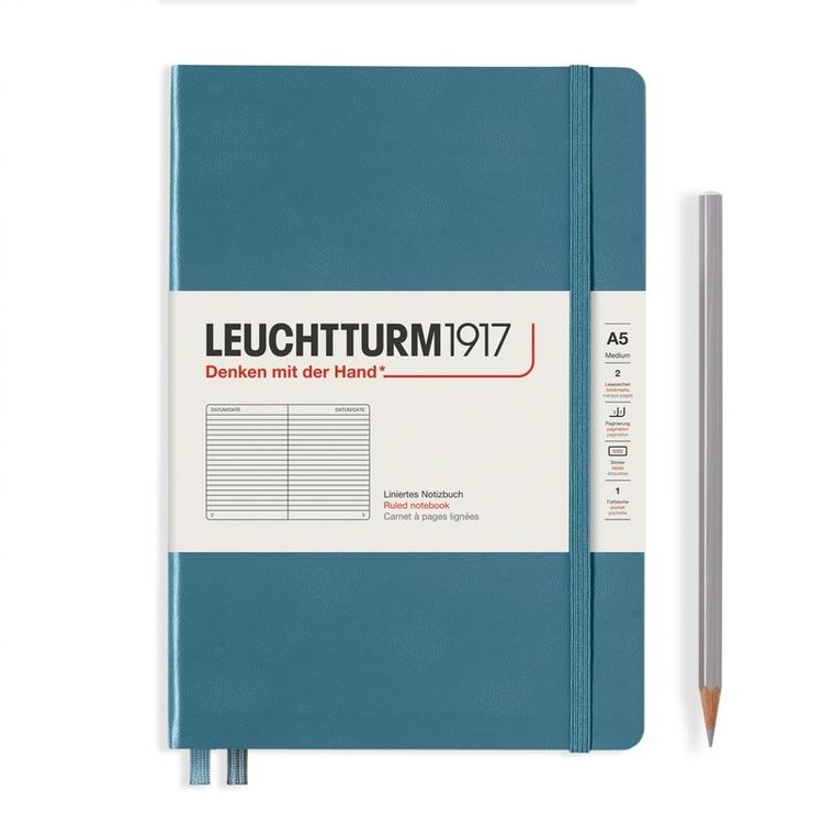 Leuchtturm1917 Medium Ruled A5 Hardcover Notebook