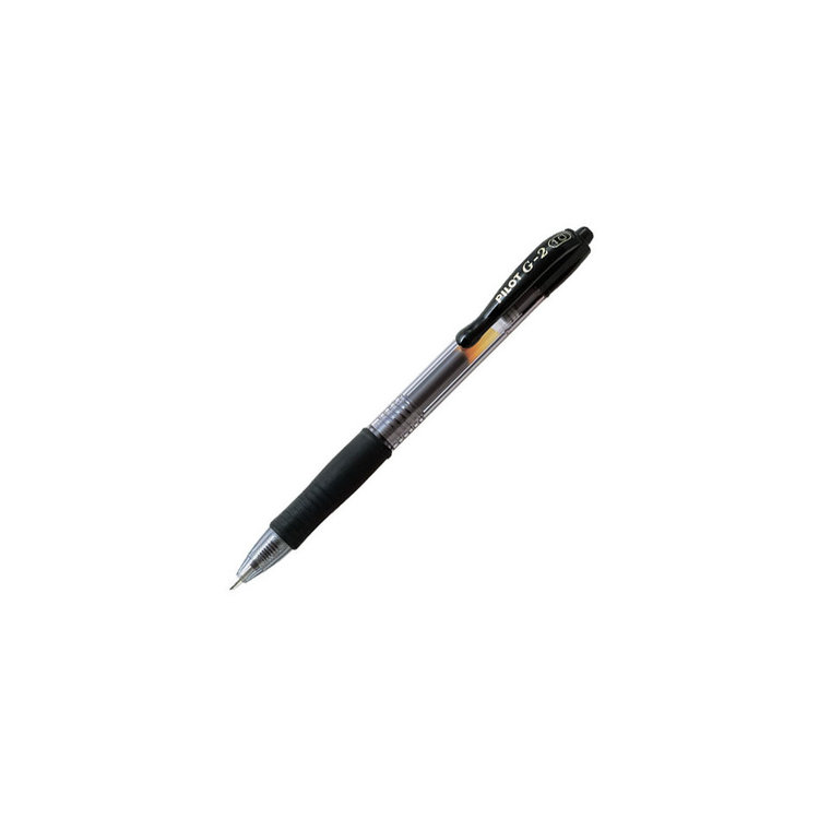 Pilot G2 Retractable Gel Ink Rolling Ball Pen,  1mm Black