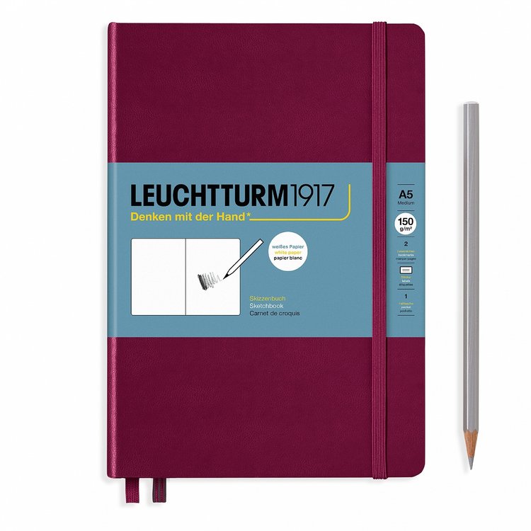 Leuchtturm1917 (Lighthouse) Sketchbook, 150g/m² paper blank