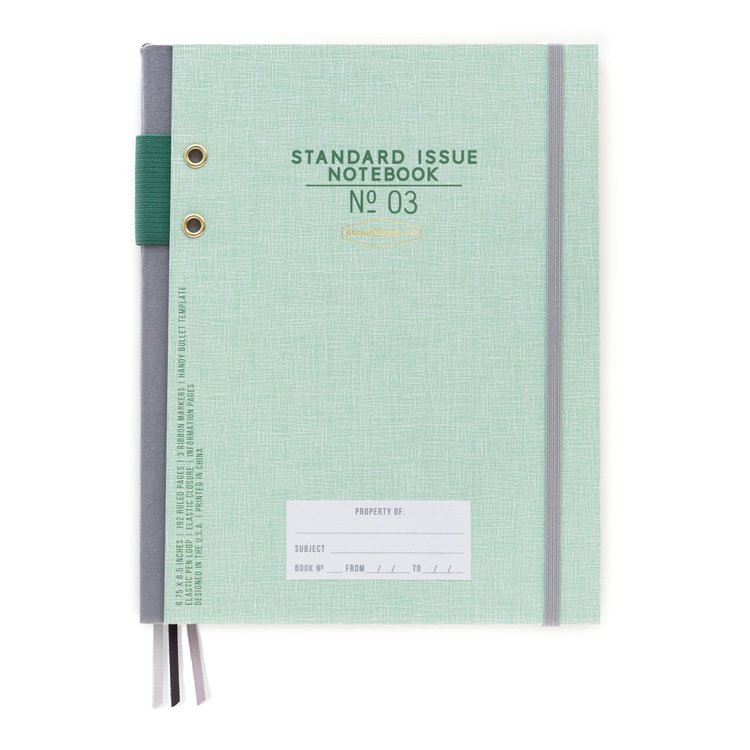 Design Works Ink Standard Issue Notebook No.3 - Green
