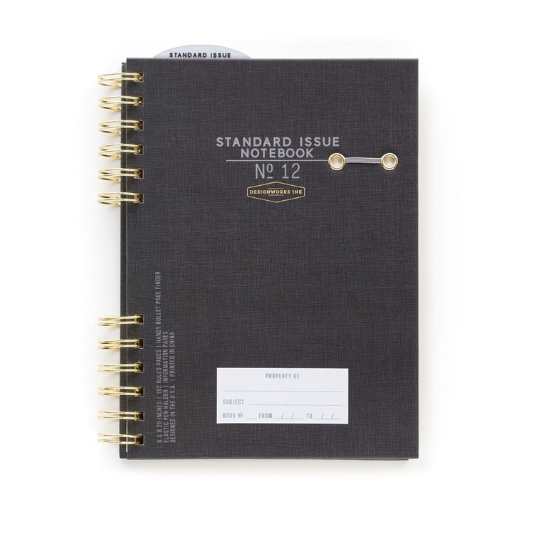 Design Works Ink Standard Issue Notebook No.12 - Black