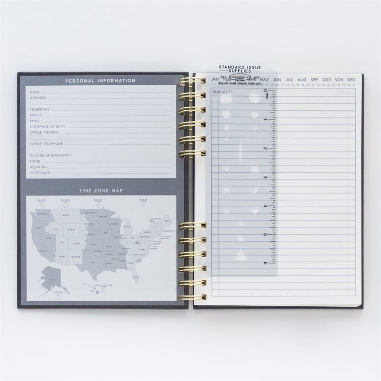 Design Works Ink Standard Issue Notebook No.12 - Black