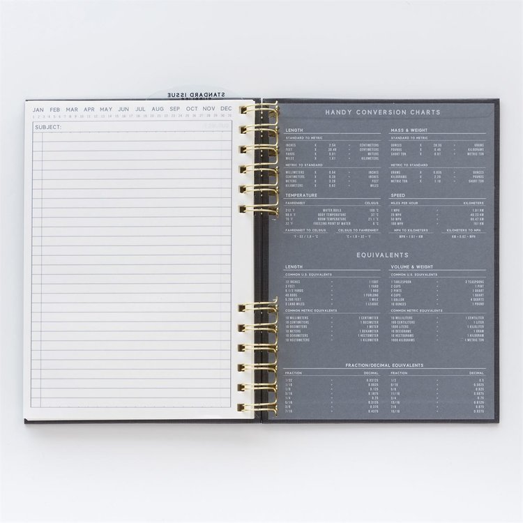 Design Works Ink Standard Issue Notebook No.12 - Black