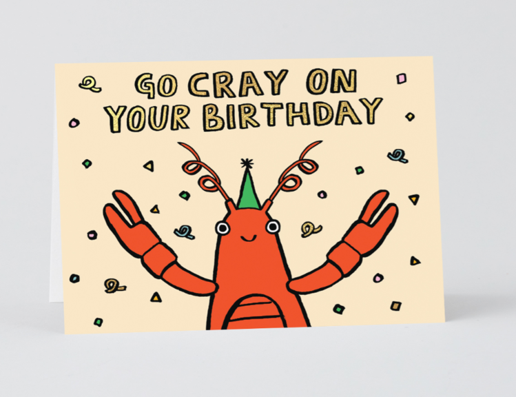 WRAP Go Cray On Your Birthday