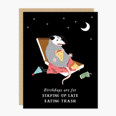 Alisa Bobzien Birthday Possum Card