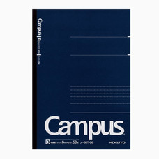 KOKUYO Campus Notebook B5 Navy Dotted Line 50 Sheet