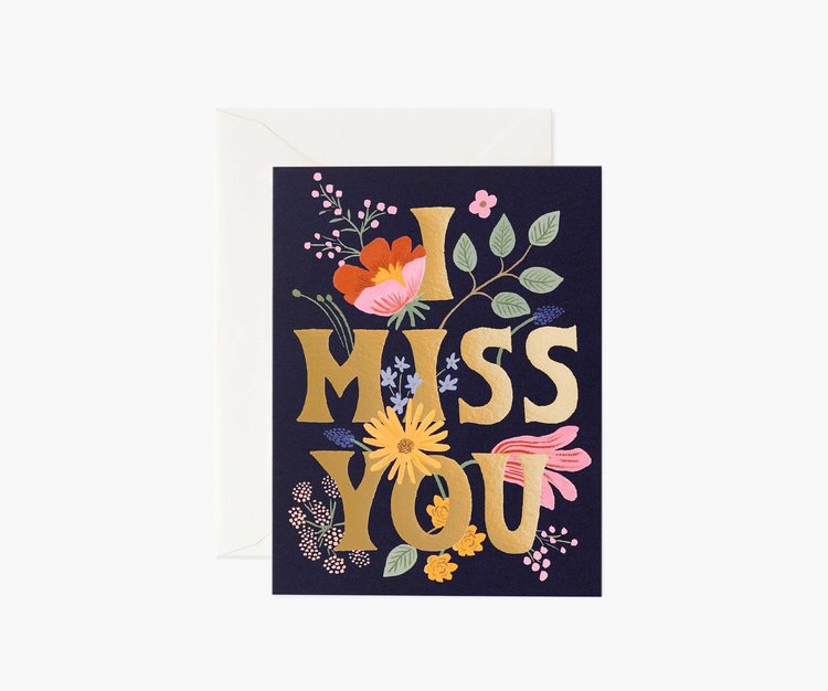 Rifle Paper Co. I Miss You Card