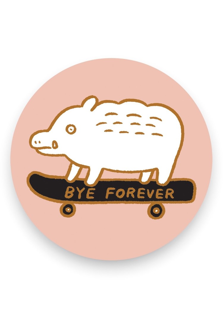 Stay Home Club Bye Forever (Boar) Vinyl Sticker