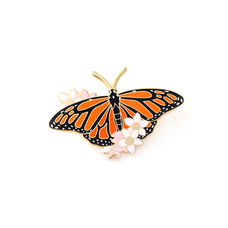 Shoal Monarch Butterfly Enamel Pin (Shoal)
