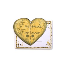 Small Adventure Friends Forever Heart Die Cut Card