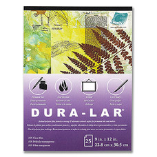 Grafix SINGLE sheet of 9x12 .005 Clear Duralar (flat file boxBdrawer3)