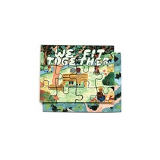 Small Adventure Fit Together Puzzle Die Cut Card