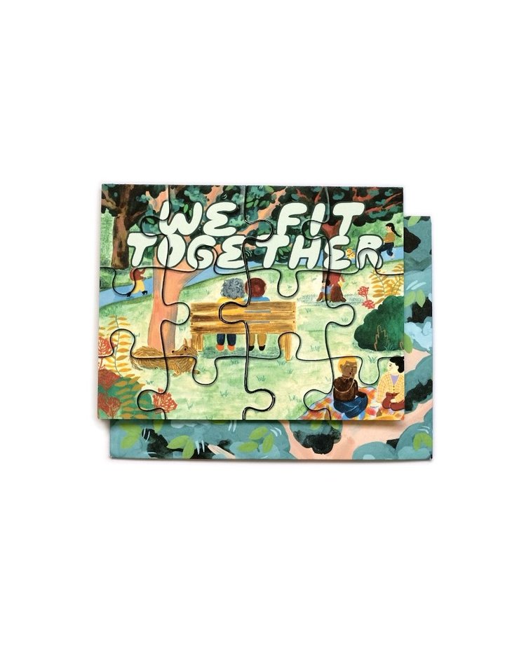 Small Adventure Fit Together Puzzle Die Cut Card