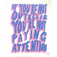 Ash + Chess Outraged Small Art Print 8x10