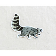 Wildship Studio Raccoon Animal Vinyl Sticker