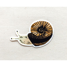 Wildship Studio Garden Snail Animal Vinyl Sticker