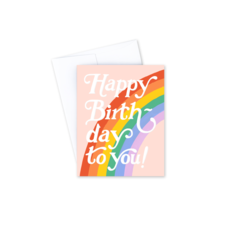 Idlewild Co. Big Rainbow Card (Happy Birthday)