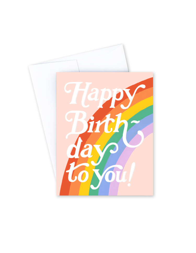 Idlewild Co. Big Rainbow Card (Happy Birthday)