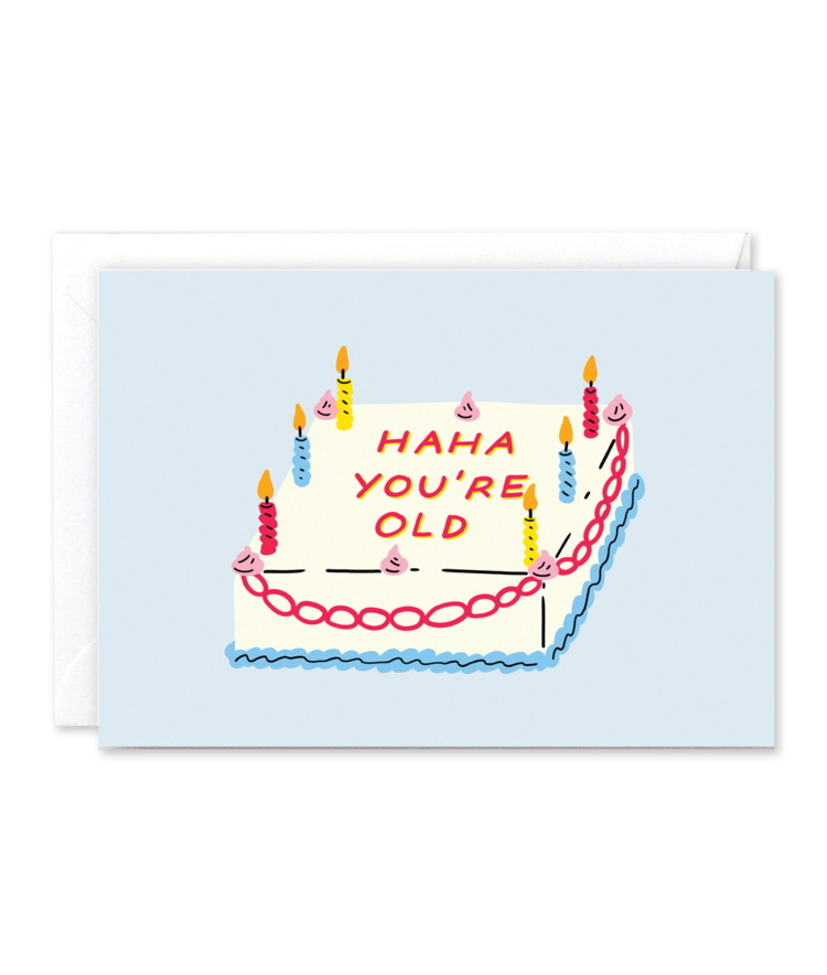 WRAP Haha Cake Greeting Card
