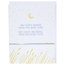 Smudge Ink Hope and Peace Sympathy Card