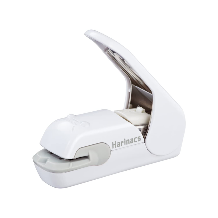 KOKUYO Harinacs Top Press Stapleless Stapler- White