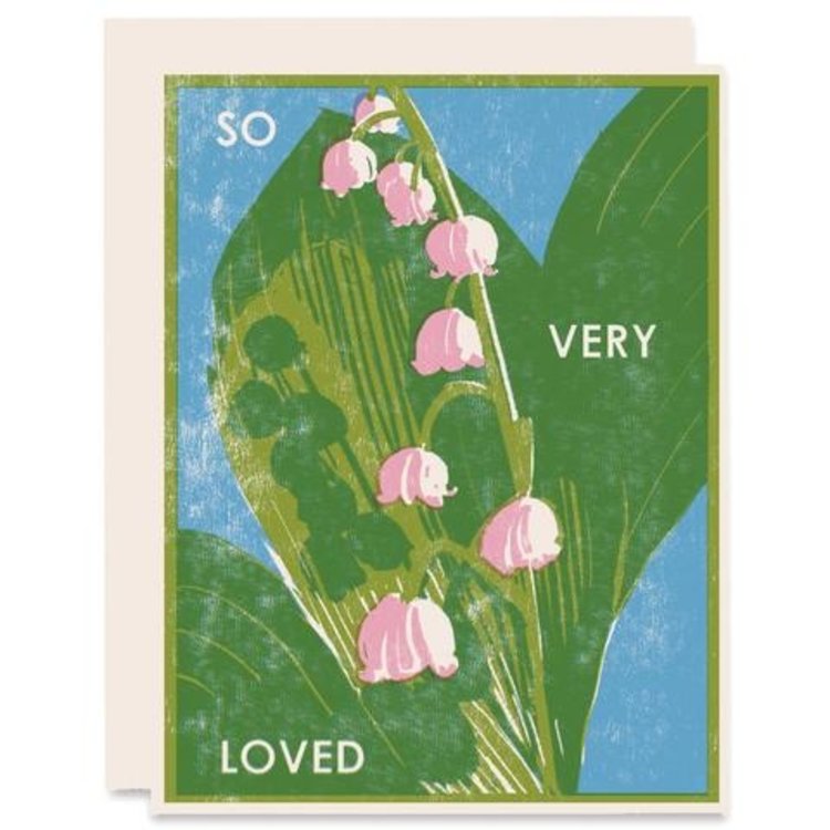 Heartell Press So Very Loved Letterpress Card