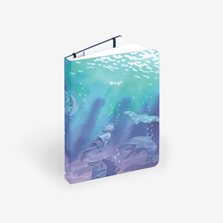 Mossery Stationery Threadbound Notebook - Shallows