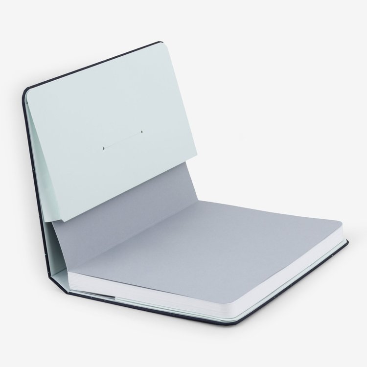 Mossery Stationery Threadbound Notebook - Plain Forest