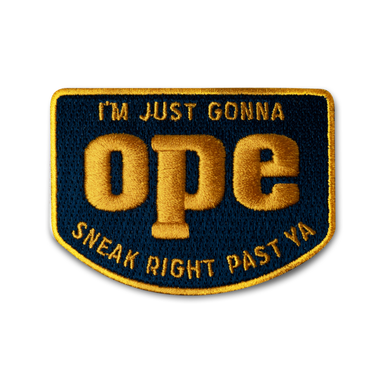 Threadbare Goods Ope midwestern patch