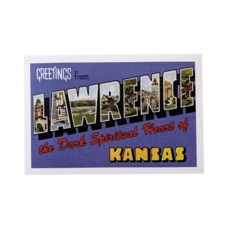 Wonder Fair Greetings from Lawrence the Dark Spiritual Heart of Kansas Postcard