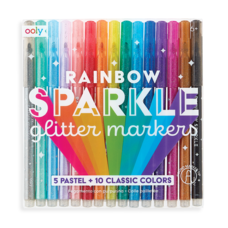 OOLY Rainbow Sparkle Glitter Markers