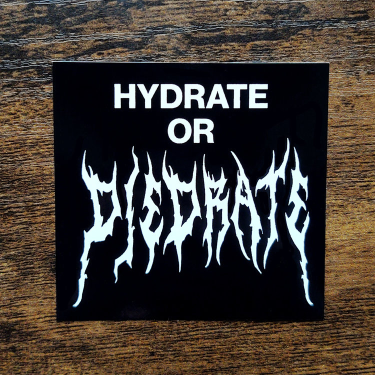 Eden the Arcane Hydrate or Diedrate Glossy Vinyl Sticker