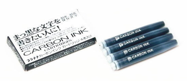 Platinum Platinum Carbon Black Ink (box of four cartridges)