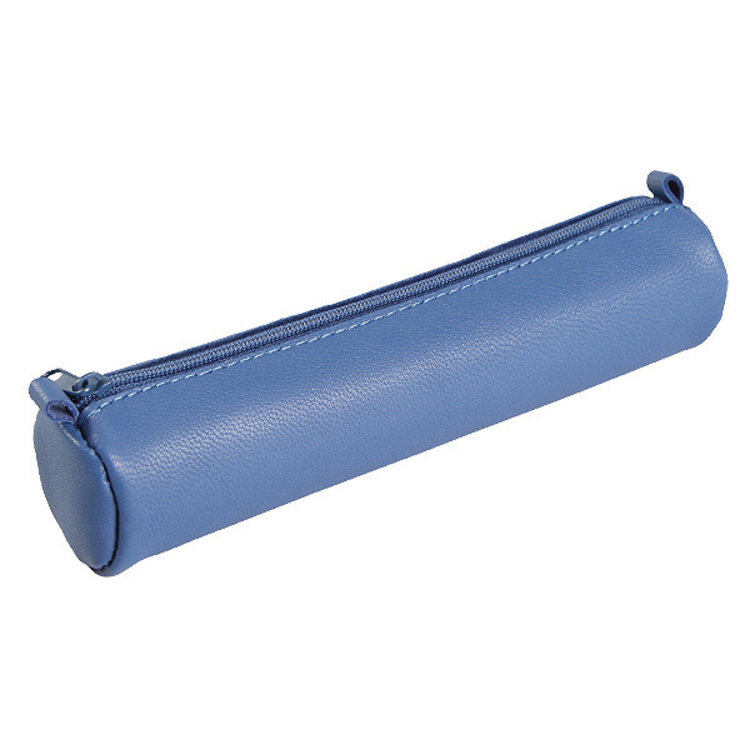 Clairefontaine Leather Pencil Case Blue Age Bag