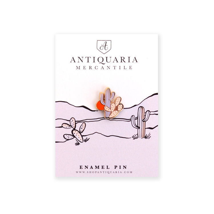 Antiquaria Little Cactus Enamel Pin